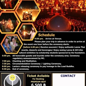 Tickets for Chiang Mai Yi Peng Lantern Festival 2024